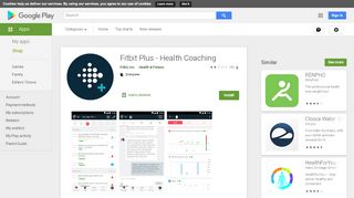 
                            8. Fitbit Plus - Health Coaching - Apps on Google Play