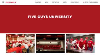 
                            4. Five Guys University