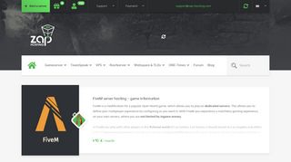 
                            1. FiveM game server hosting - ZAP-Hosting.com