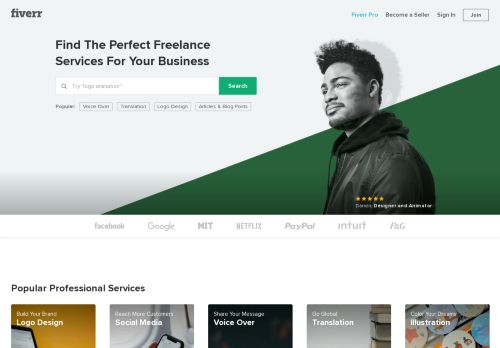 
                            11. Fiverr - Freelance Services Marketplace for Businesses