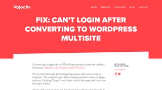 
                            4. Fix: Can't Login After Converting to WordPress Multisite ...