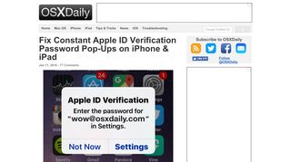 
                            8. Fix Constant Apple ID Verification Password Pop-Ups on ...