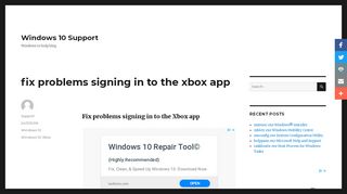 
                            3. fix problems signing in to the xbox app – Windows 10 Support