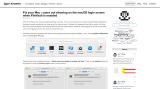 
                            5. Fix your Mac - users not showing on the macOS login screen when ...