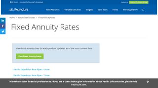 
                            7. Fixed Annuity Rates - checklist.pacificlife.com