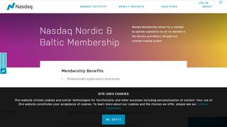 
                            9. Fixed Income Membership on Nasdaq Nordic - Nasdaq