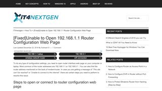 
                            8. [Fixed]Unable to Open 192.168.1.1 Router Configuration Web ...