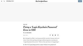 
                            3. Fixing a ‘Login Keychain Password’ Error in OSX - …