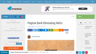 
                            4. Flagstar Bank Eliminating Use of AMCs: Direct Vendor Appraisers ...