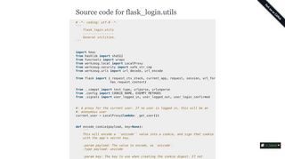 
                            5. flask_login.utils — Flask-Login 0.4.1 documentation