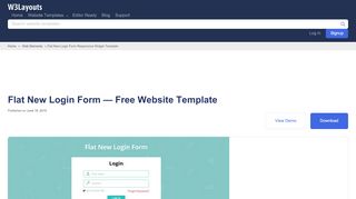 
                            2. Flat New Login Form Responsive Widget Template by w3layouts