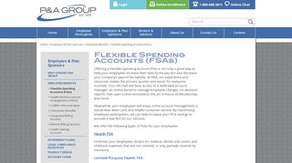 
                            3. Flexible Spending Accounts (FSAs) | P&A Group ...