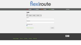 
                            1. Flexiroute - Login