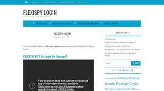 
                            9. Flexispy Login