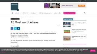 
                            9. FlexNieuws - AB Oost wordt Abeos