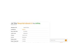 
                            5. flexportal.aboost.nl webportal abeos