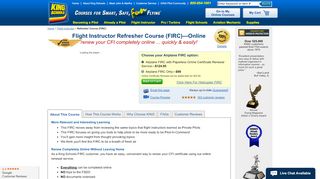 
                            11. Flight Instructor Refresher Course (FIRC)—Online