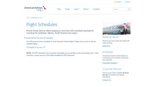 
                            5. Flight Schedules - American Airlines Cargo - Air Freight, Cargo ...