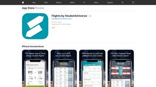 
                            5. ‎Flights by StudentUniverse on the App Store