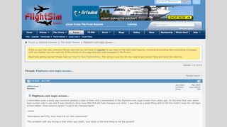 
                            4. Flightsim.com login screen...
