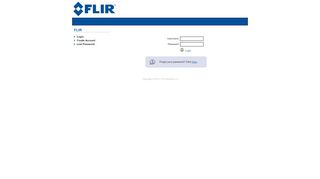 
                            5. FLIR Online Account - Account Login