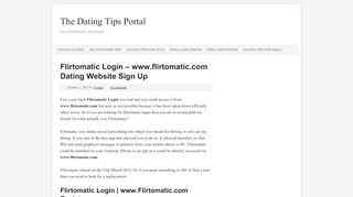 
                            5. Flirtomatic Login - www.flirtomatic.com Dating …