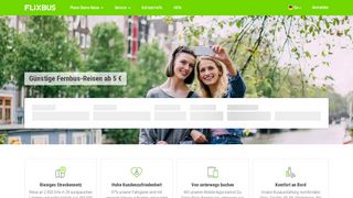 
                            8. FlixBus → Günstig mit dem Fernbus reisen