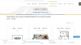 
                            9. Floor Plans - Padonia Village Apartments