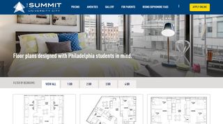 
                            1. Floor Plans - The Summit at University City - Student Housing ...