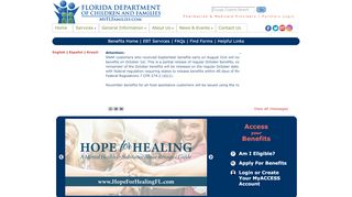 
                            2. Florida Department of Children and Families - MyFlorida.com