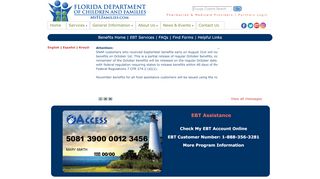 
                            3. Florida Department of Children and Families