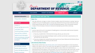 
                            10. Florida Dept. of Revenue - Sales and Use Tax