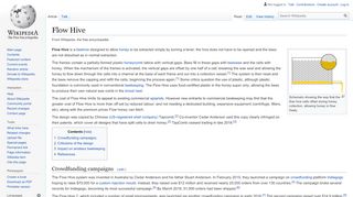 
                            9. Flow Hive - Wikipedia