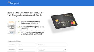 
                            9. fluege.de Mastercard GOLD – so sparen Sie beim Buchen!