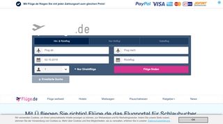 
                            4. Flüge günstig buchen - Vergleichen und sparen mit Flüge.de