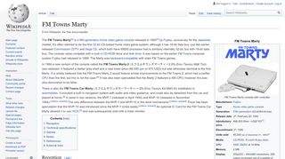 
                            7. FM Towns Marty - Wikipedia