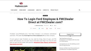 
                            4. FMCDealer: Login to FMC Dealer Direct at FMCDealer.com ...