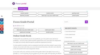 
                            6. Focus Grade Portal | Focus Portal