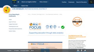 
                            4. Focus Reporting & Dashboards / Home