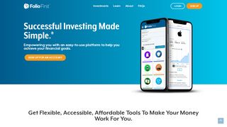 
                            10. FolioFirst: Online Investing | Commission Free Trading