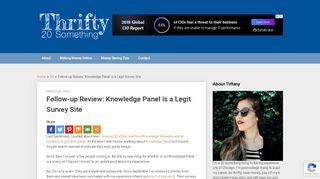 
                            5. Follow-up Review: Knowledge Panel is a Legit Survey Site ...