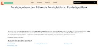 
                            3. Fondsdepotbank.de: Führende Fondsplattform | Fondsdepot Bank