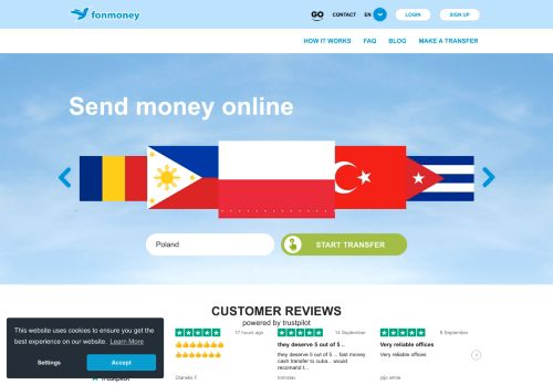 
                            9. Fonmoney: Top Up mobiles and send money online