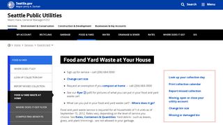 
                            8. Food and Yard Waste at Your House - Utilities | seattle.gov