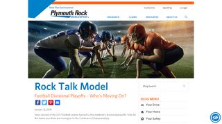 
                            3. Football Divisional Playoffs - Who's Moving On? - Rock Talk Model W