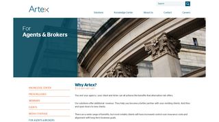 
                            4. For Agents & Brokers : Artex Risk Solutions