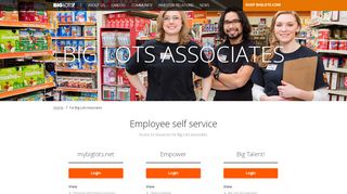 
                            7. For Big Lots Associates - Big Lots