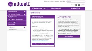 
                            1. For Brokers | Allwell Medicare