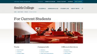 
                            10. For Current Students | Smith College