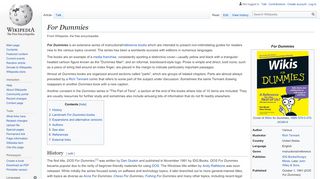 
                            6. For Dummies - Wikipedia